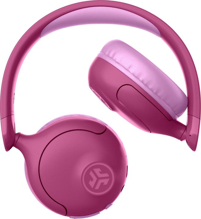 Actual product image JLab Audio JBuddies Pop Wireless On-Ear Pink