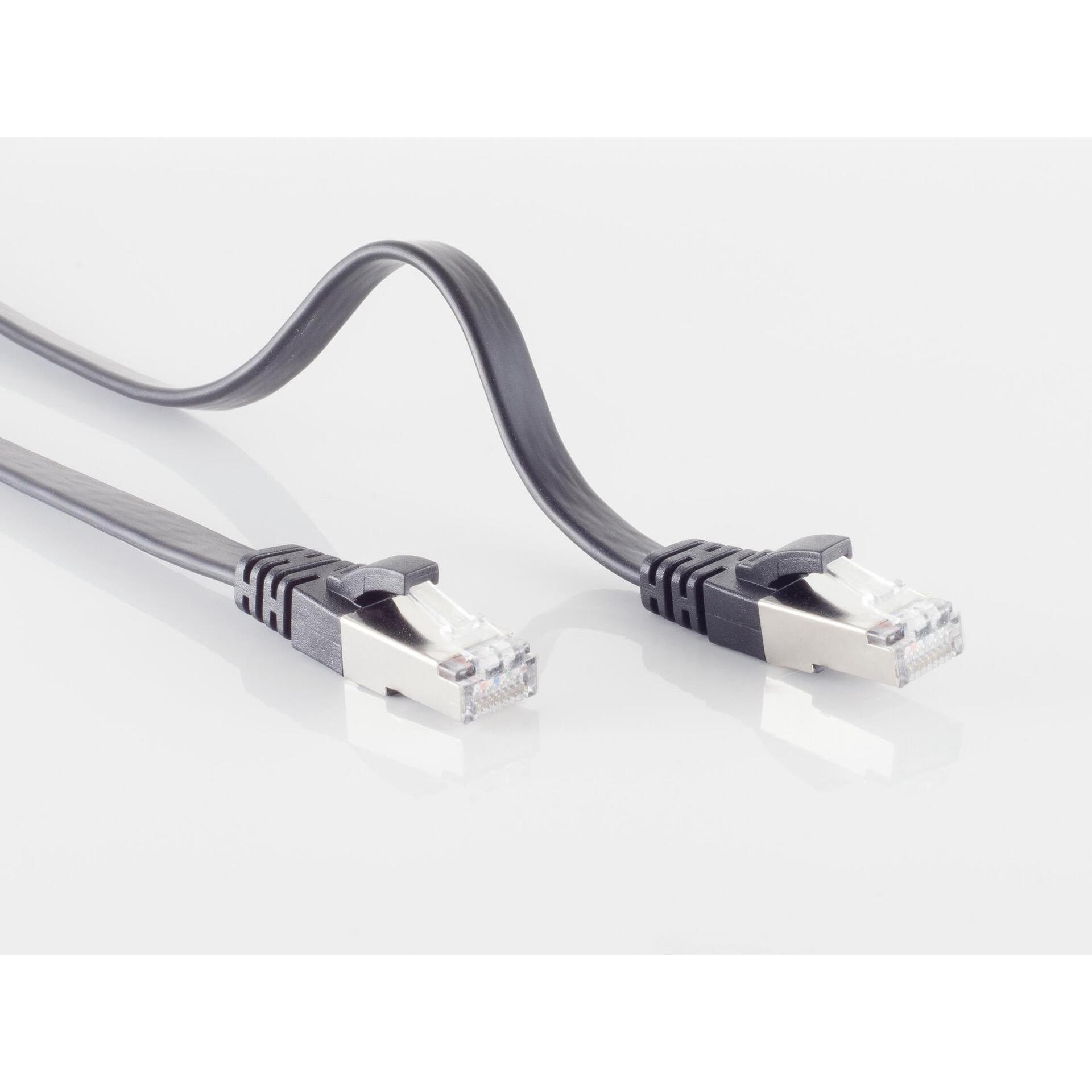 Thumbnail - Shiverpeaks S/CONN maximum connectivity Netzwerkkabel-RJ45 Patchkabel-Flachkabel, Flat U/FTP m.Cat.7 Rohkabel, s (U/FTP,...