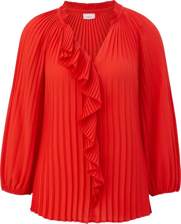 Immagine prodotto s.Oliver Bluse Plissee-Bluse mit Volant (32)