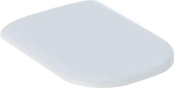 Geberit Smyle toilet seat overlapping white with soft-close mechanism with soft-close mechanism 500236011