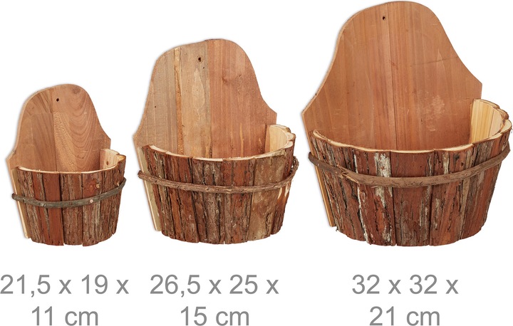 Produktbild Relaxdays Wandblumentopf (32 cm)