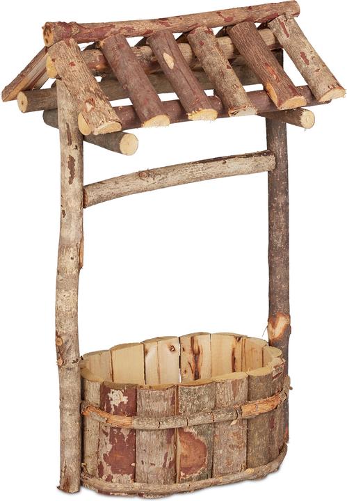 Produktbild Relaxdays Holzbrunnen