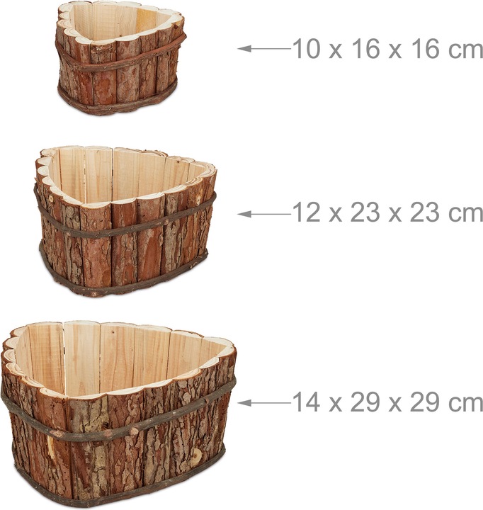 Produktbild Relaxdays Blumenkasten (29 cm)
