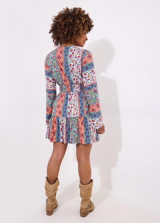 Actual product image Joe Browns V-Neck Tassel Patchwork Tunic (44)