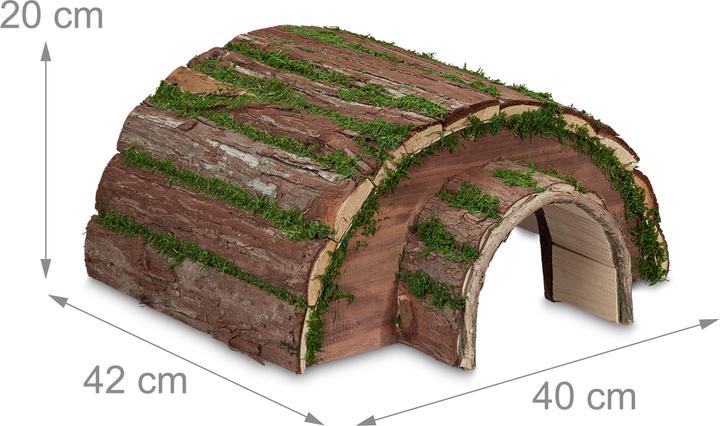 Actual product image Relaxdays Hedgehog house