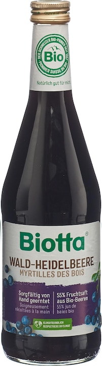 Produktbild Biotta Wald-Heidelbeere Saft dl (1 x 50 cl)