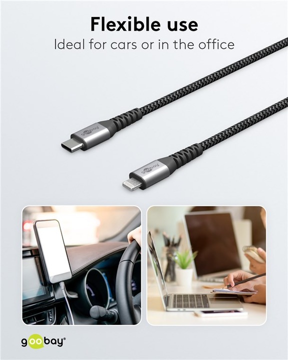 Immagine prodotto Goobay USB tipo C - Lightning (1 m, USB 3.2 Gen 1)