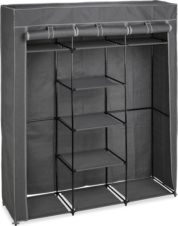 Immagine prodotto Relaxdays Armadio in tessuto (147 x 43 x 172 cm)