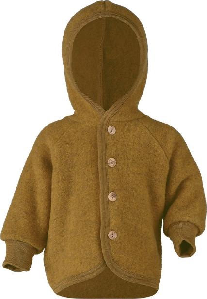 Actual product image Engel Natur Hooded jacket with wooden buttons (50)