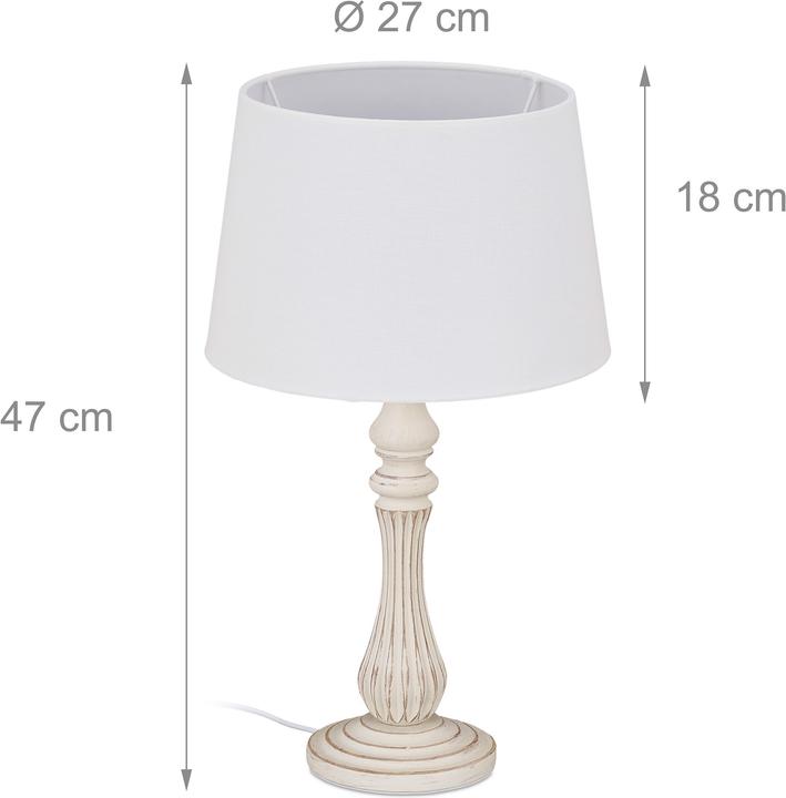 Image du produit Relaxdays Lampe de table (E14)
