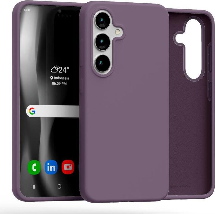 Produktbild Silicone Sam S25+ S936 fioletowy /purple (Samsung Galaxy S25+)