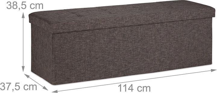 Image du produit Relaxdays Coffre-de-rangement (114 cm)