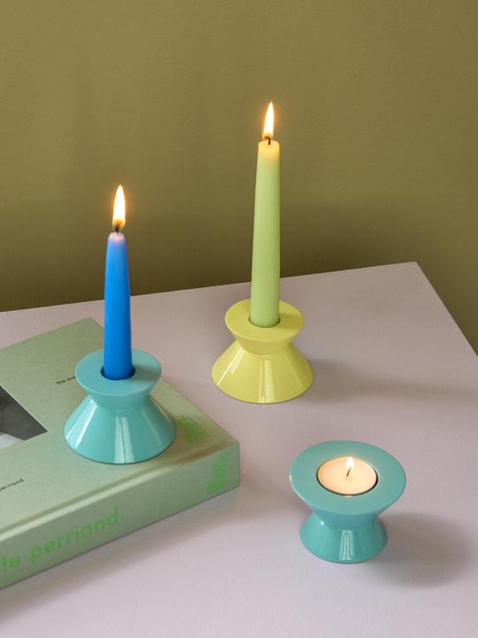 Immagine prodotto Hübsch Two Kerzenhalter Blau