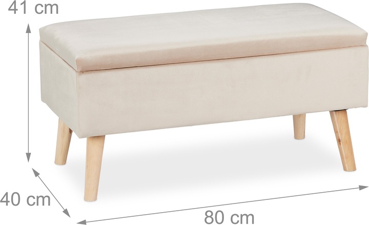 Image du produit Relaxdays Banc (80 cm)