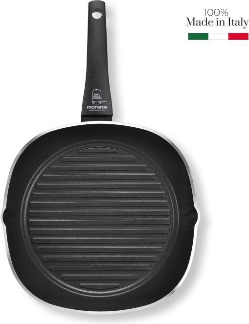 Image du produit Moneta 0005551428 Poêle Poêle à griller Carré (Poêle à grillades, Aluminium)