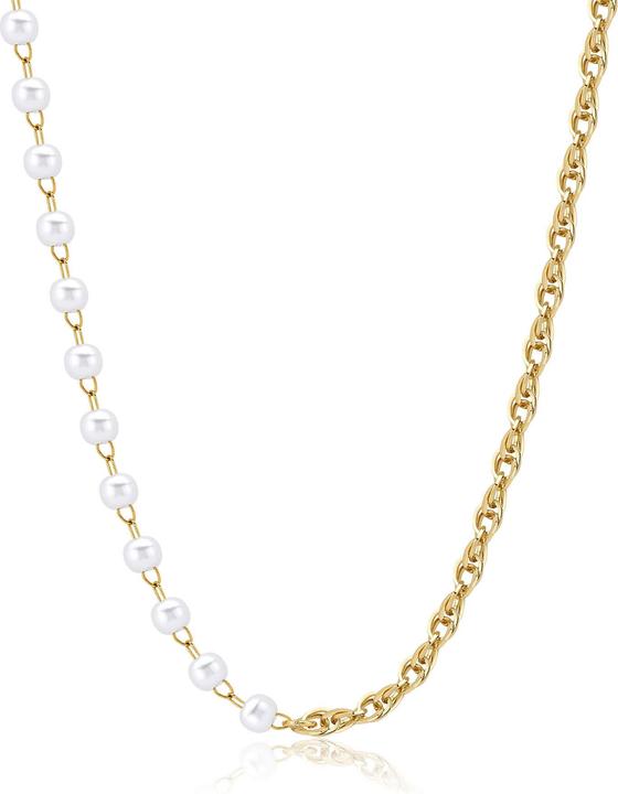 Immagine prodotto Sagapo S'Agapµ - Splendida collana di perle placcata oro SHK64 (Acciaio inossidabile)