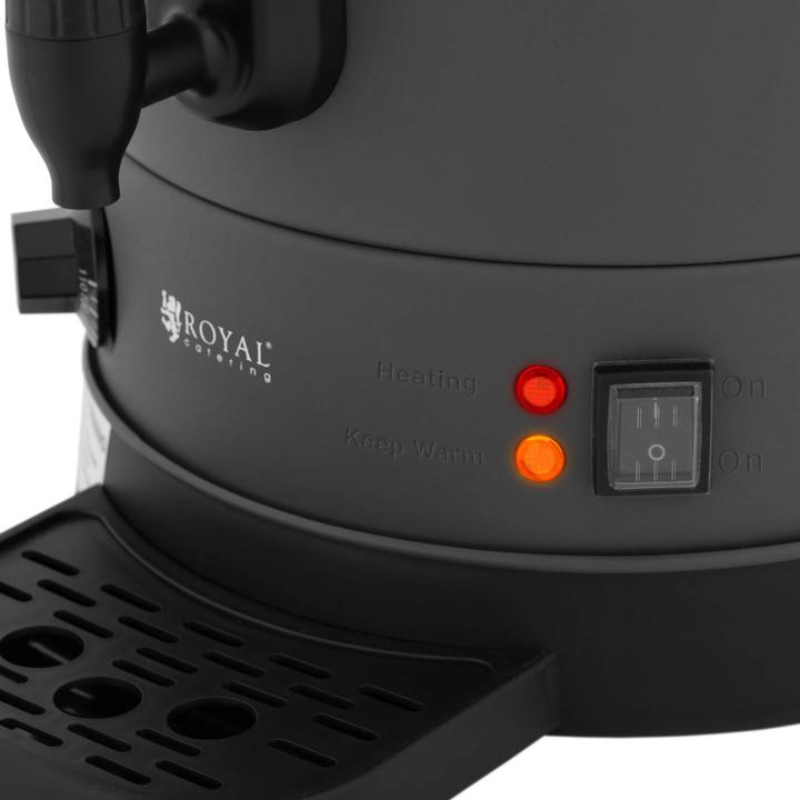 Produktbild Royal Catering Wasserkocher Edelstahl Heisswasserbereiter Heissgetränkespender 2500 W 13,5 l