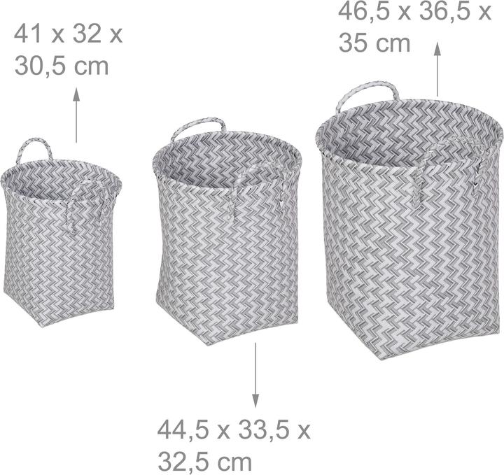Actual product image Relaxdays Rectangular Hamper