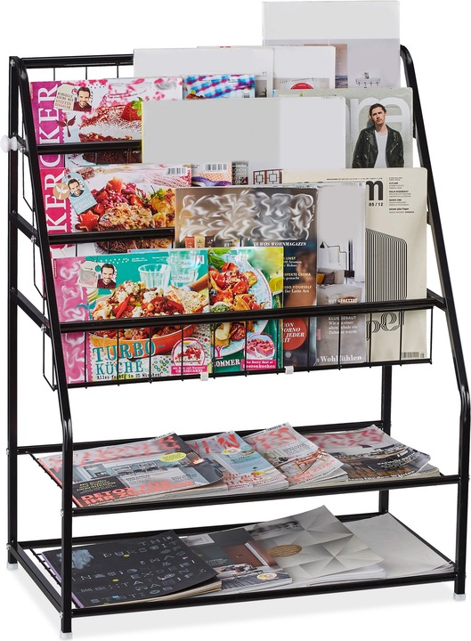 Actual product image Relaxdays Magazine rack (67 x 37 x 81 cm)