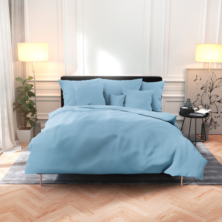 Immagine prodotto Lotus Bettwaren Raso uni (Copripiumino, 240 x 240 cm)