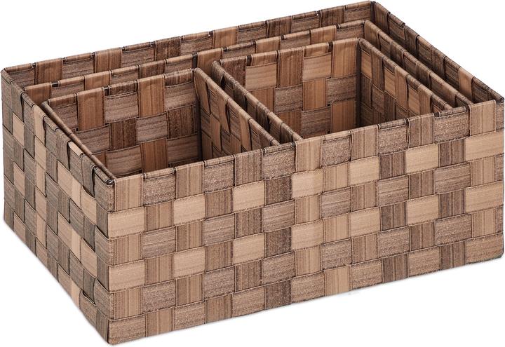 Produktbild Relaxdays Aufbewahrungskorb (1 x, 37 x 26 x 15 cm)