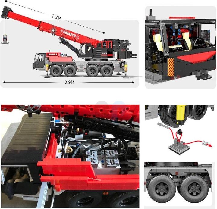 Actual product image Happy Build Mobile crane