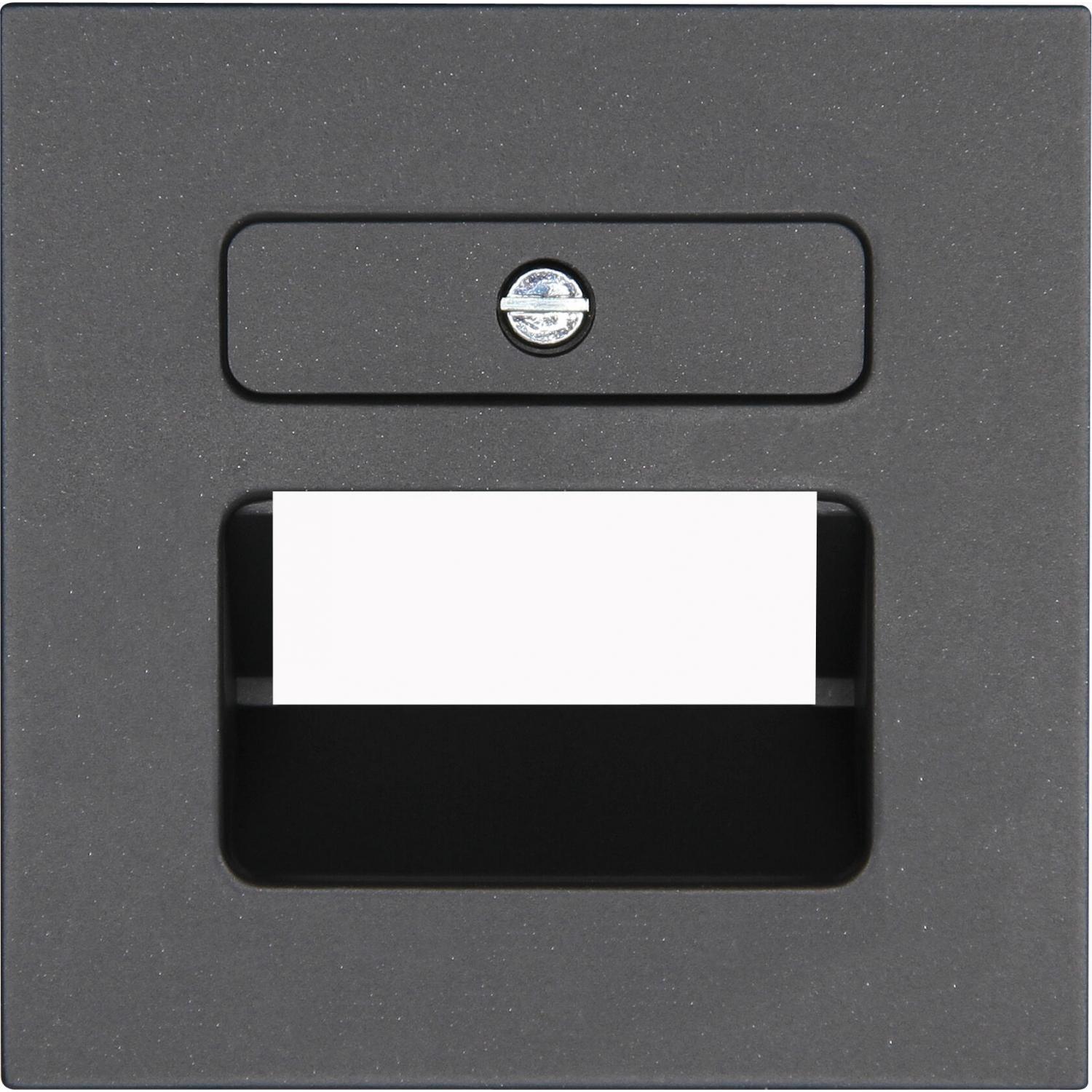 Kopp UAE-Abdeckung HK07 ant 371715002, Taster + Schalter, Grau