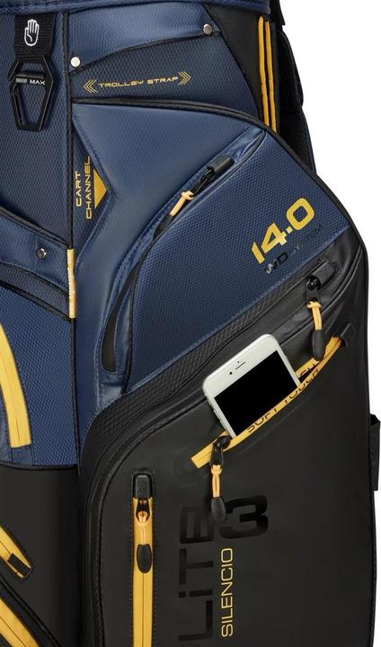 Produktbild Big Max Dri Lite Silencio 3 Cartbag Schwarz/Navy/Corn