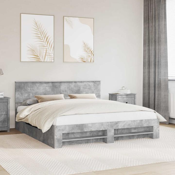 Image du produit vidaXL Modernes Bett (200 x 200 cm)