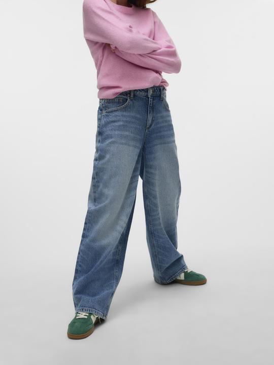 Actual product image Vero Moda VMBROOK Mid Rise Baggy Fit Jeans Weit geschnitten (140)