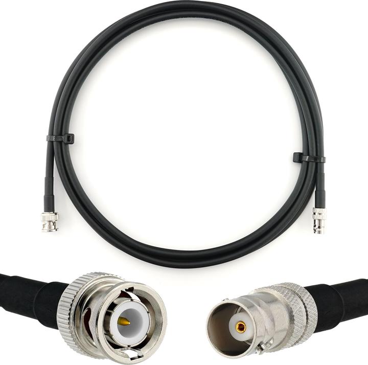 Actual product image Rangeful BNC Male to BNC Female 1m Coaxial Cable??? HF240 (LMR240 equivalent) HF240-BNCM-BNCF-1