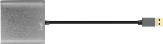 Produktbild LogiLink USB 3.0 zu (VGA, HDMI, 6.40 cm)