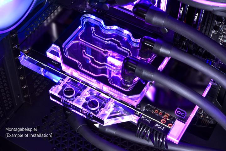 Actual product image Alphacool Alpha Ice Block Au. GPX-N Ac Active80/90 Aorus Master/Xtreme - 1022253
