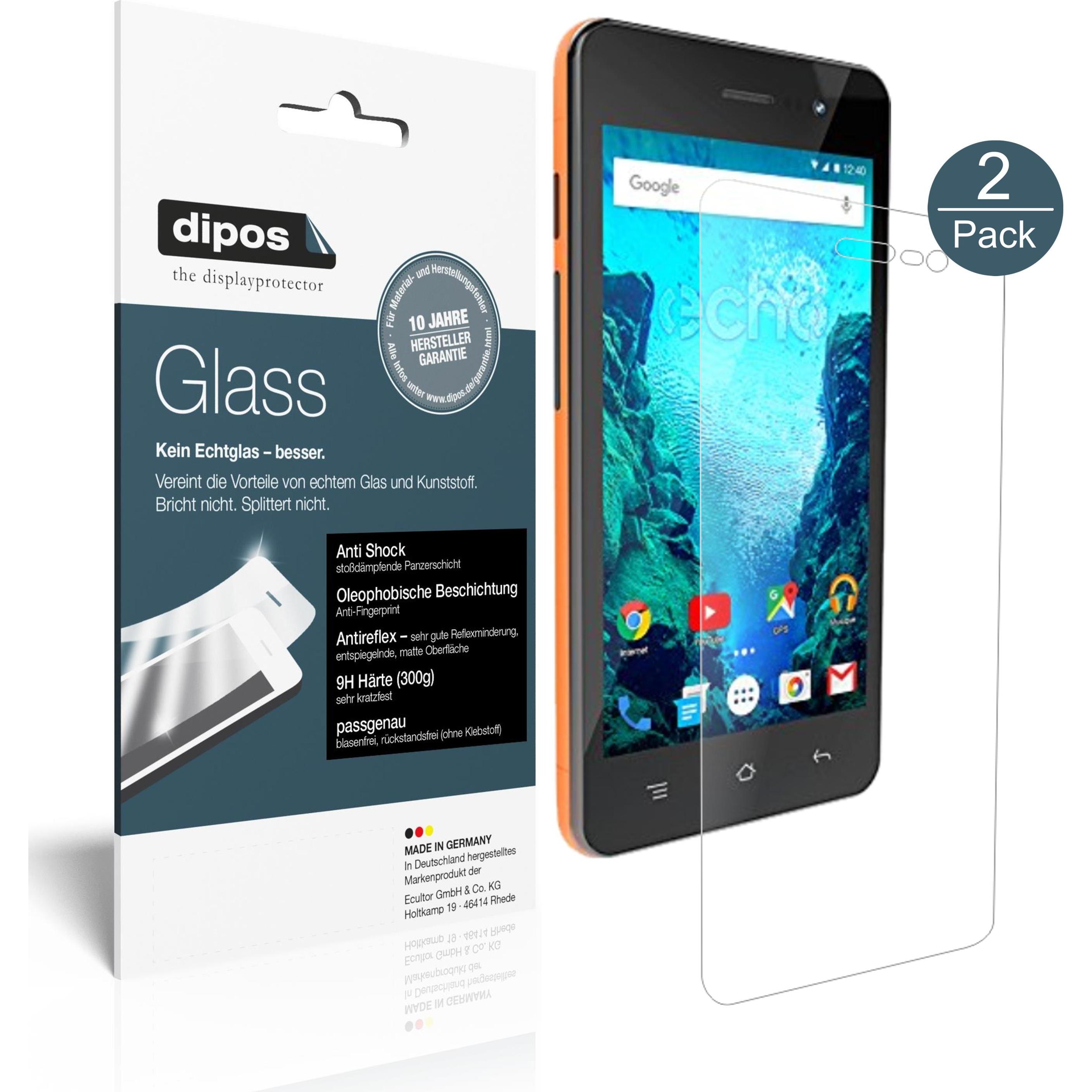 Dipos Displayschutz Anti-Shock (1 Stück, Echo Wizo Wiz), Smartphone Schutzfolie, Transparent