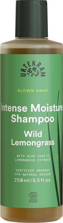 Urtekram Intense Moisture Shampoo Wild Lemongrass (Flüssiges Shampoo, 250 ml)