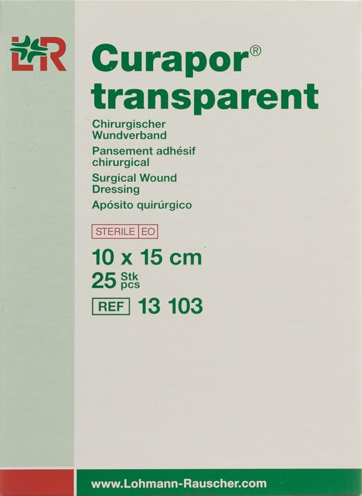 Immagine prodotto Curapor Medicazione per ferite 10x15cm trasparente (25 x)