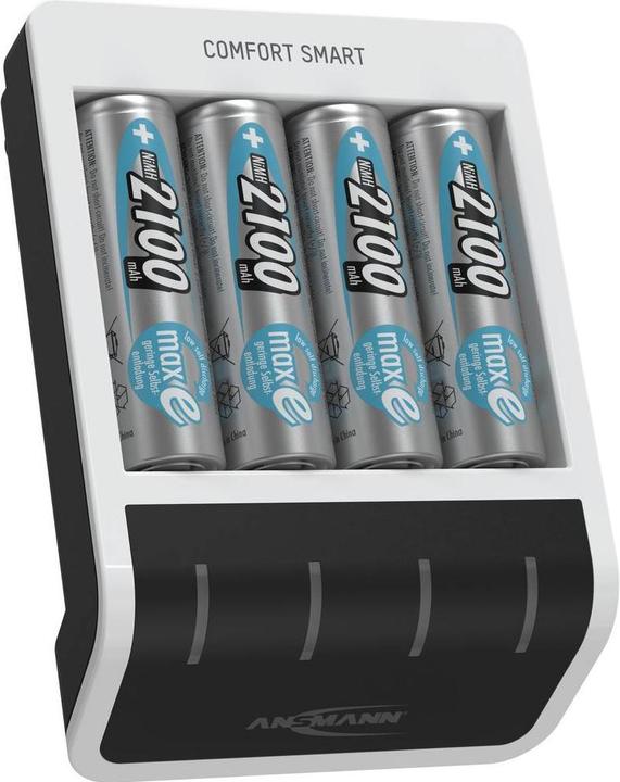 Produktbild Ansmann Comfort Smart (4 Stk., AA, 2100 mAh, Ladegerät inkl. Akku)
