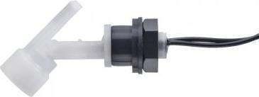 Actual product image RS PRO Polypropylene float switch External 120V / 600 mA, make/break contact, -10°C +120°C, with 1m
