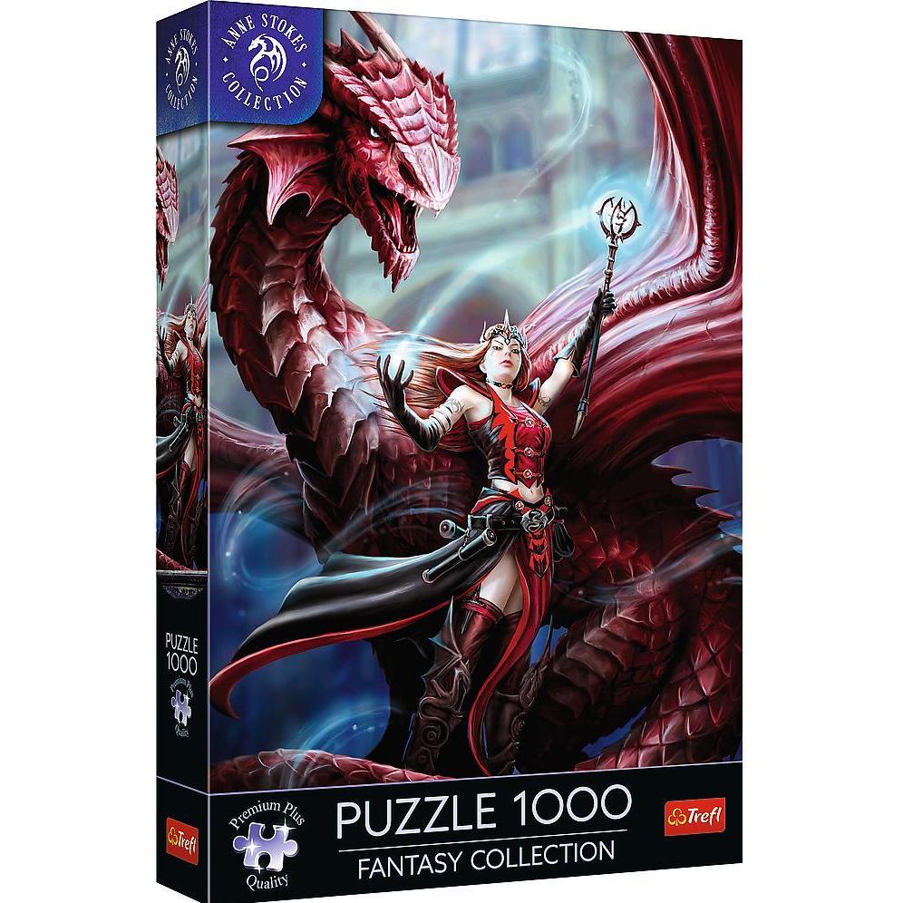 Trefl Puzzle Premium Plus 1000 - Fantasy Collection: Scharlachroter Magier (1000 Teile)