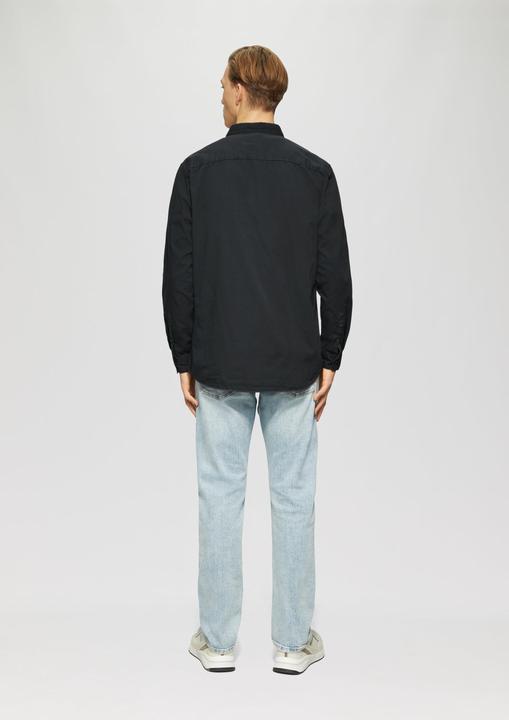 Image du produit S.Oliver Hemd Regular Fit: Gewaschenes Twillhemd mit Logostickerei (S)