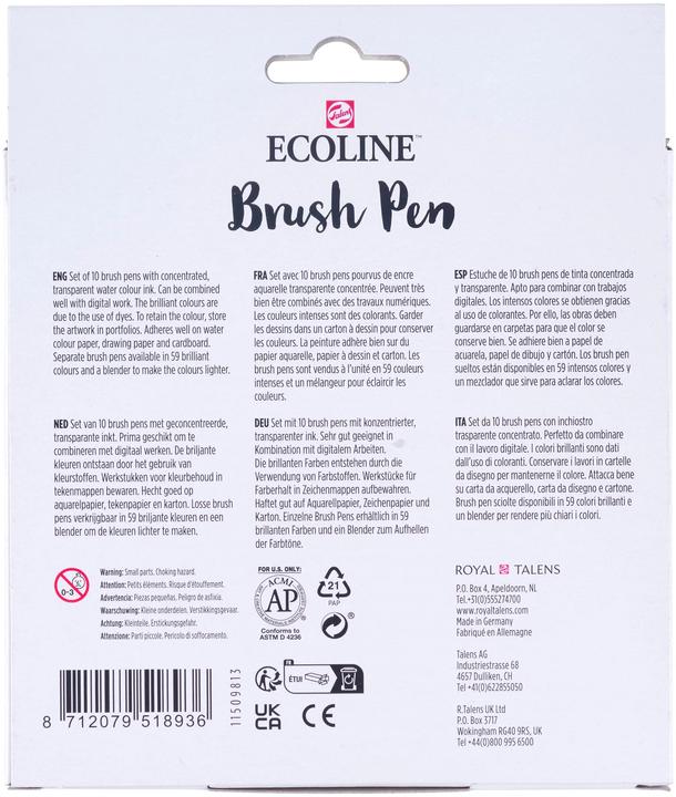 Immagine prodotto Talens ECOLINE Brush Pen (10 x)