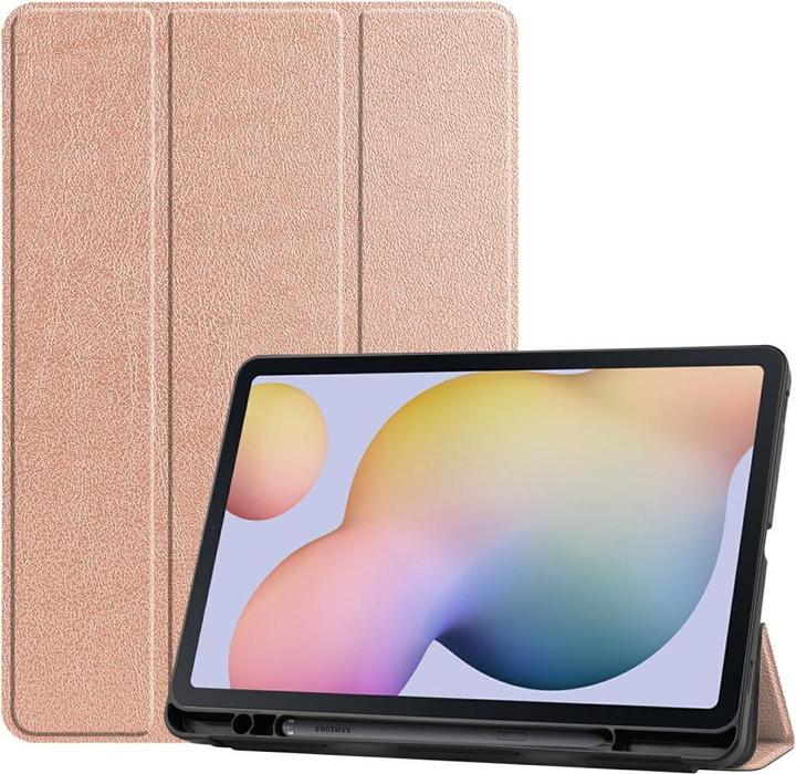 Productafbeelding Cover-Discount Galaxy Tab S7 (11.0) - Tri-fold Smart Case roségoud (Galaxy Tab S7 11.0 (2020))