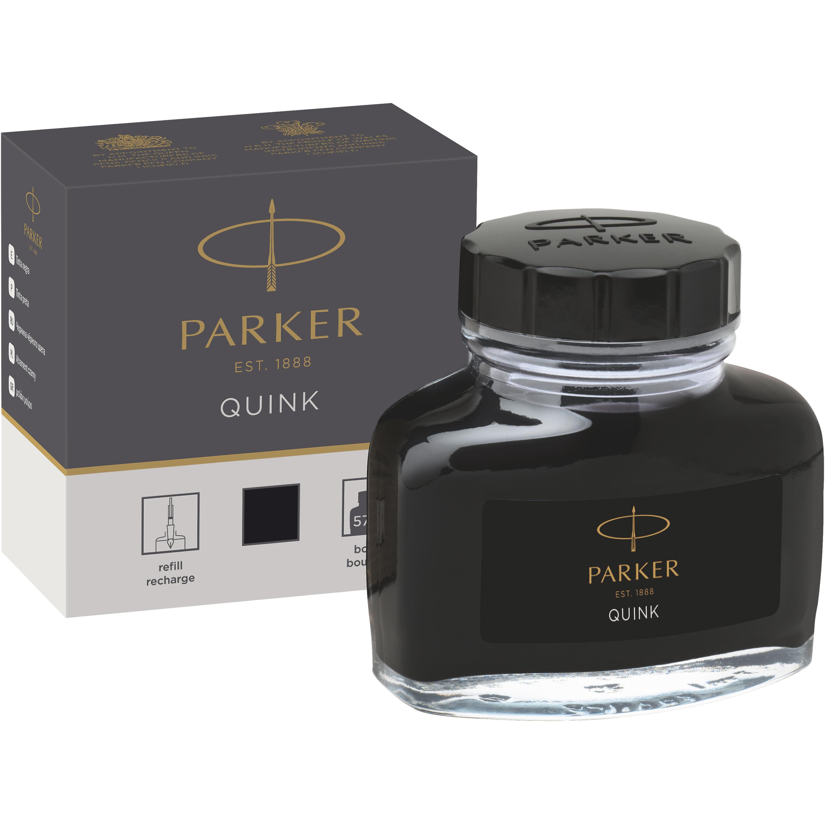 Parker Pen, Cartucce di ricambio, Quink (1 pz., Nero)