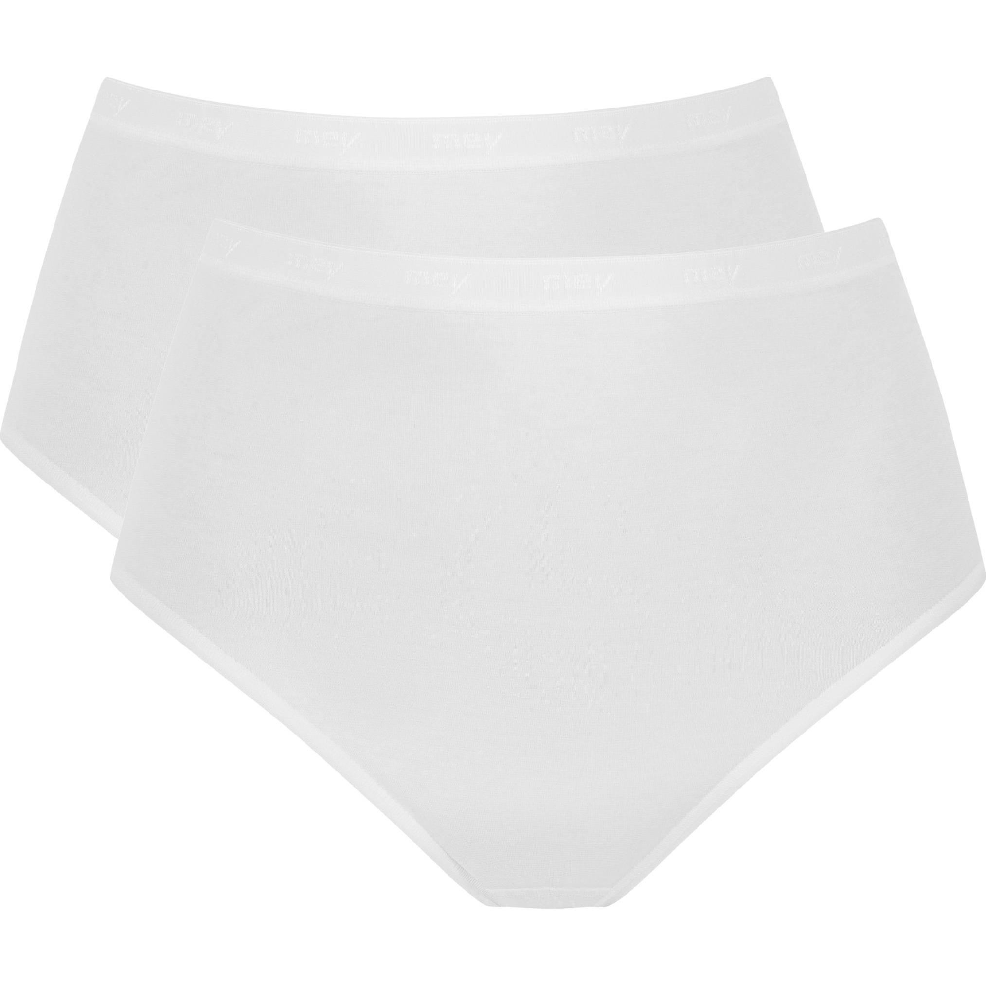 Mey, Damen, Unterhosen, 2er Pack MY Best of Taillen Slip, Weiss, (44, 2er Pack)