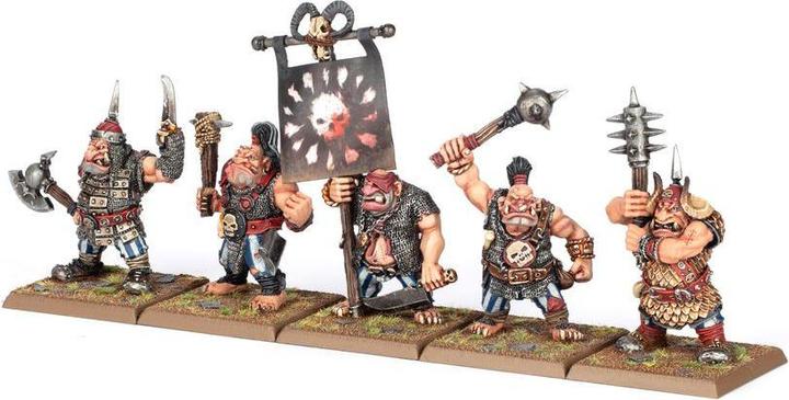 Actual product image Games Workshop Warhammer ToW - Orc & Tapestry Tribus Buffles Ogres des Terres Arides (Metal)