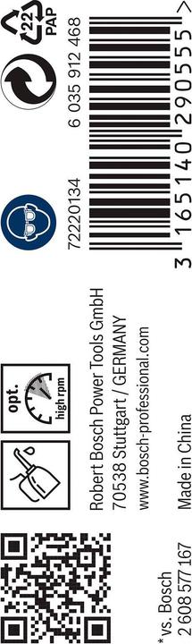 Image du produit Bosch Professional Zubehör Foret hélicoïdal PRO Metal HSS-G, 3 x 33 x 61 mm (3 mm)