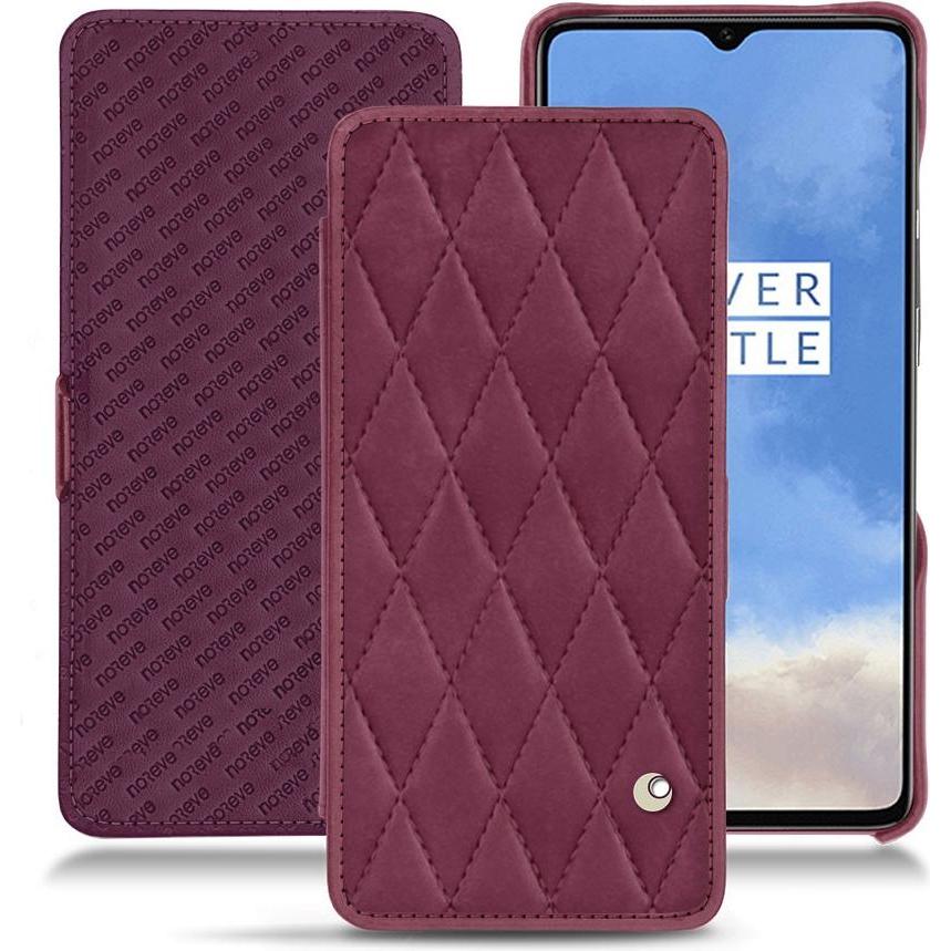 Noreve Lederschutzhülle horizontal (OnePlus 7T), Smartphone Hülle, Violett