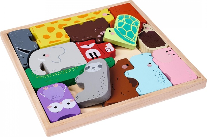 Actual product image Eichhorn EH Animal set in wooden box
