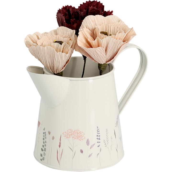 Produktbild Zeller Present Krug Flowers 1500 ml Metall ø 10.5x14 cm (1.50 l)