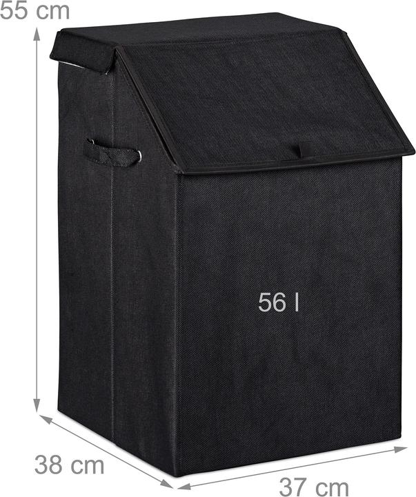 Immagine prodotto Relaxdays Cesto portabiancheria (56 l)